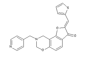 Image of 8-(4-pyridylmethyl)-2-(2-thenylidene)-7,9-dihydrofuro[2,3-f][1,3]benzoxazin-3-one
