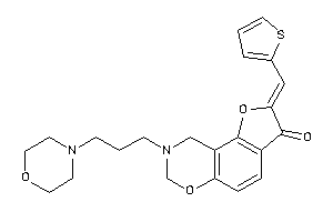 8-(3-morpholinopropyl)-2-(2-thenylidene)-7,9-dihydrofuro[2,3-f][1,3]benzoxazin-3-one