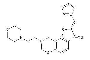 8-(2-morpholinoethyl)-2-(2-thenylidene)-7,9-dihydrofuro[2,3-f][1,3]benzoxazin-3-one
