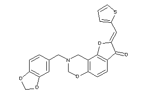 8-piperonyl-2-(2-thenylidene)-7,9-dihydrofuro[2,3-f][1,3]benzoxazin-3-one