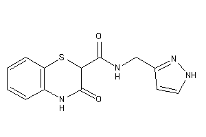 3-keto-N-(1H-pyrazol-3-ylmethyl)-4H-1,4-benzothiazine-2-carboxamide