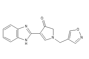 4-(1H-benzimidazol-2-yl)-1-(isoxazol-4-ylmethyl)-2-pyrrolin-3-one