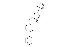 Image of 3-[(4-phenylpiperazino)methyl]-5-(2-thienyl)-1,3,4-oxadiazol-2-one