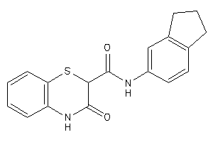 N-indan-5-yl-3-keto-4H-1,4-benzothiazine-2-carboxamide