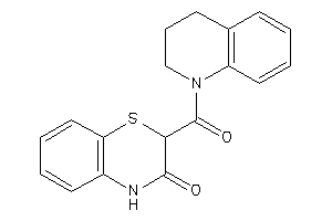 2-(3,4-dihydro-2H-quinoline-1-carbonyl)-4H-1,4-benzothiazin-3-one