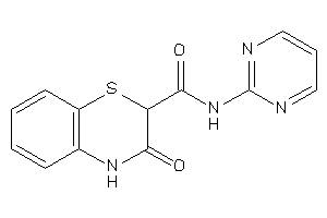 3-keto-N-(2-pyrimidyl)-4H-1,4-benzothiazine-2-carboxamide