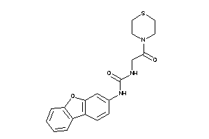 1-dibenzofuran-3-yl-3-(2-keto-2-thiomorpholino-ethyl)urea