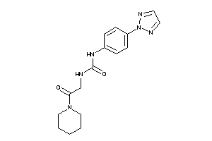 1-(2-keto-2-piperidino-ethyl)-3-[4-(triazol-2-yl)phenyl]urea