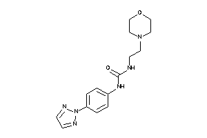 1-(2-morpholinoethyl)-3-[4-(triazol-2-yl)phenyl]urea