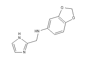 1,3-benzodioxol-5-yl(1H-imidazol-2-ylmethyl)amine