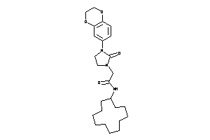 N-cyclododecyl-2-[3-(2,3-dihydro-1,4-benzodioxin-6-yl)-2-keto-imidazolidin-1-yl]acetamide