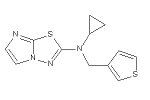 Cyclopropyl-imidazo[2,1-b][1,3,4]thiadiazol-2-yl-(3-thenyl)amine