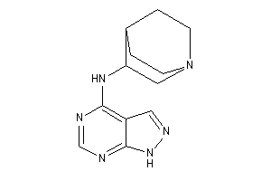 1H-pyrazolo[3,4-d]pyrimidin-4-yl(quinuclidin-3-yl)amine