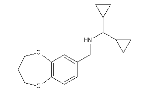 Dicyclopropylmethyl(3,4-dihydro-2H-1,5-benzodioxepin-7-ylmethyl)amine