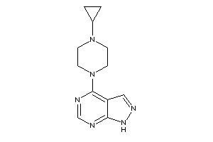 4-(4-cyclopropylpiperazino)-1H-pyrazolo[3,4-d]pyrimidine