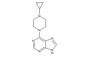 6-(4-cyclopropylpiperazino)-9H-purine