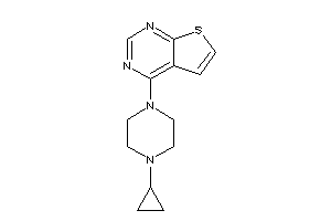 4-(4-cyclopropylpiperazino)thieno[2,3-d]pyrimidine