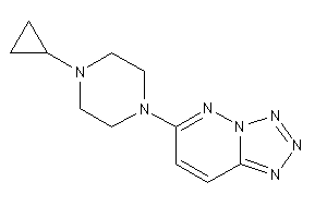 6-(4-cyclopropylpiperazino)tetrazolo[5,1-f]pyridazine