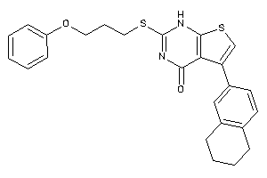 2-(3-phenoxypropylthio)-5-tetralin-6-yl-1H-thieno[2,3-d]pyrimidin-4-one