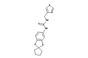 1-spiro[1,3-benzodioxole-2,1'-cyclopentane]-5-yl-3-(thiazol-4-ylmethyl)urea