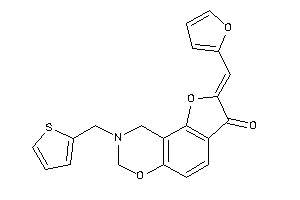 Image of 2-(2-furfurylidene)-8-(2-thenyl)-7,9-dihydrofuro[2,3-f][1,3]benzoxazin-3-one