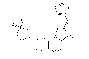 8-(1,1-diketothiolan-3-yl)-2-(2-furfurylidene)-7,9-dihydrofuro[2,3-f][1,3]benzoxazin-3-one
