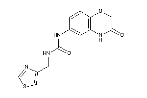 1-(3-keto-4H-1,4-benzoxazin-6-yl)-3-(thiazol-4-ylmethyl)urea