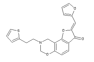 2-(2-furfurylidene)-8-[2-(2-thienyl)ethyl]-7,9-dihydrofuro[2,3-f][1,3]benzoxazin-3-one