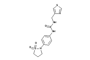 1-[4-(1,1-diketo-1,2-thiazolidin-2-yl)phenyl]-3-(thiazol-4-ylmethyl)urea