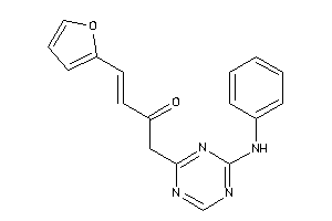 1-(4-anilino-s-triazin-2-yl)-4-(2-furyl)but-3-en-2-one