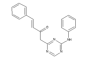 1-(4-anilino-s-triazin-2-yl)-4-phenyl-but-3-en-2-one