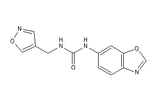 1-(1,3-benzoxazol-6-yl)-3-(isoxazol-4-ylmethyl)urea