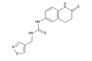 1-(isoxazol-4-ylmethyl)-3-(2-keto-3,4-dihydro-1H-quinolin-6-yl)urea