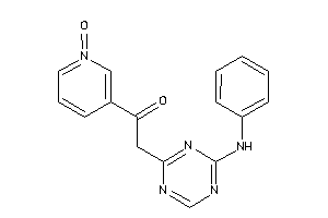 2-(4-anilino-s-triazin-2-yl)-1-(1-keto-3-pyridyl)ethanone