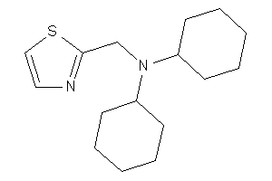 Dicyclohexyl(thiazol-2-ylmethyl)amine