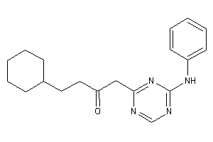 1-(4-anilino-s-triazin-2-yl)-4-cyclohexyl-butan-2-one