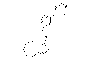 5-phenyl-2-[(6,7,8,9-tetrahydro-5H-[1,2,4]triazolo[4,3-a]azepin-3-ylthio)methyl]oxazole