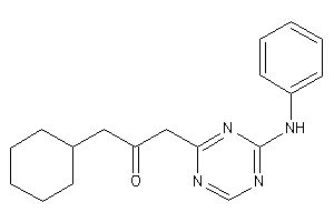 1-(4-anilino-s-triazin-2-yl)-3-cyclohexyl-acetone