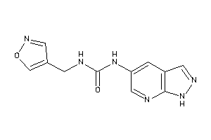 Image of 1-(isoxazol-4-ylmethyl)-3-(1H-pyrazolo[3,4-b]pyridin-5-yl)urea