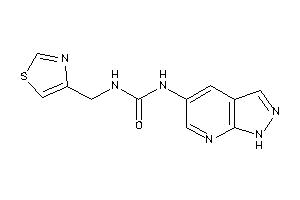 1-(1H-pyrazolo[3,4-b]pyridin-5-yl)-3-(thiazol-4-ylmethyl)urea