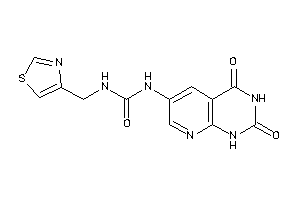 1-(2,4-diketo-1H-pyrido[2,3-d]pyrimidin-6-yl)-3-(thiazol-4-ylmethyl)urea