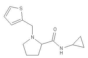 N-cyclopropyl-1-(2-thenyl)pyrrolidine-2-carboxamide