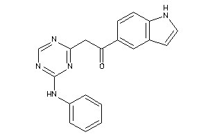 2-(4-anilino-s-triazin-2-yl)-1-(1H-indol-5-yl)ethanone