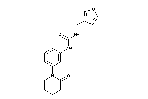 1-(isoxazol-4-ylmethyl)-3-[3-(2-ketopiperidino)phenyl]urea