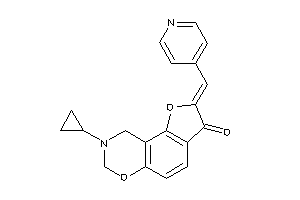 Image of 8-cyclopropyl-2-(4-pyridylmethylene)-7,9-dihydrofuro[2,3-f][1,3]benzoxazin-3-one