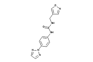 1-(isoxazol-4-ylmethyl)-3-[4-(triazol-2-yl)phenyl]urea