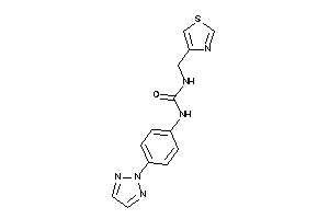 1-(thiazol-4-ylmethyl)-3-[4-(triazol-2-yl)phenyl]urea