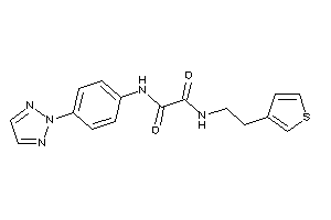 N-[2-(3-thienyl)ethyl]-N'-[4-(triazol-2-yl)phenyl]oxamide