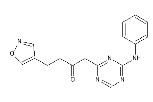 1-(4-anilino-s-triazin-2-yl)-4-isoxazol-4-yl-butan-2-one