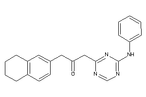 1-(4-anilino-s-triazin-2-yl)-3-tetralin-6-yl-acetone